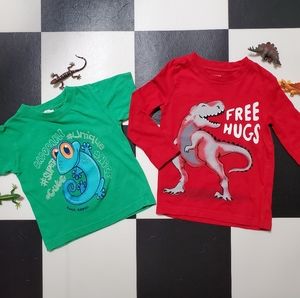 Two Fun 🦎🦖 Tops 2T